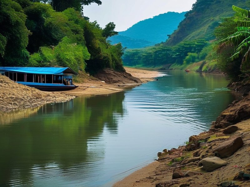 湄公河畔现象级挑战爆红全球